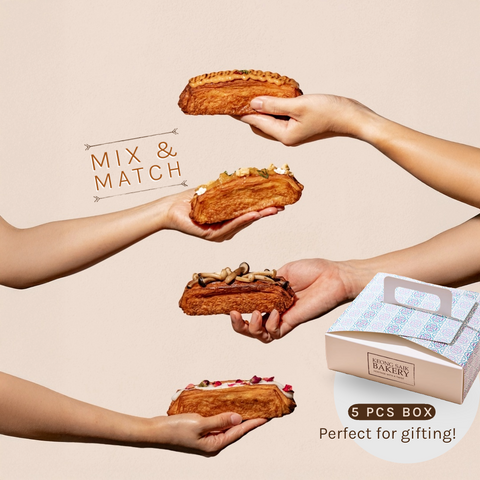 Mix & Match Clairssant Box of 5 (U.P. $34.5) Keong Saik Bakery