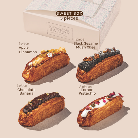 Sweet Clairssants | Box of 5 (U.P. $34.5) Keong Saik Bakery