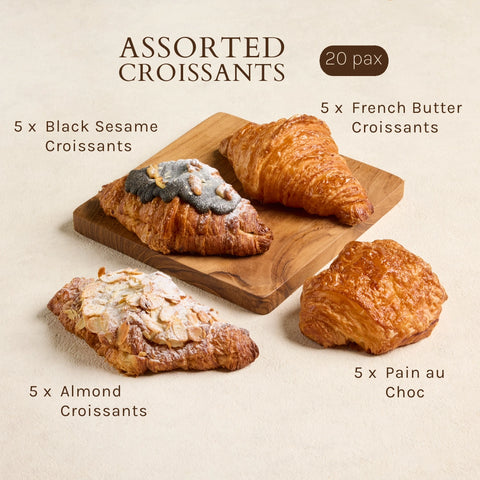 Assorted Croissants for 20 or 30 Pax