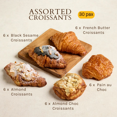 Assorted Croissants for 20 or 30 Pax