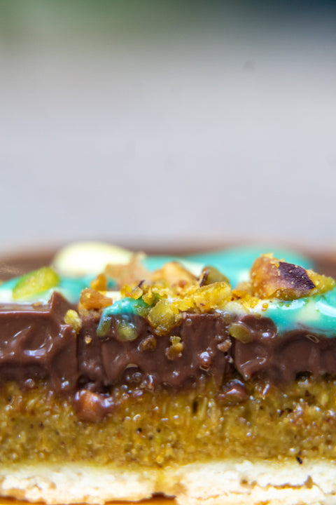 Pistachio Kunafa Tart
