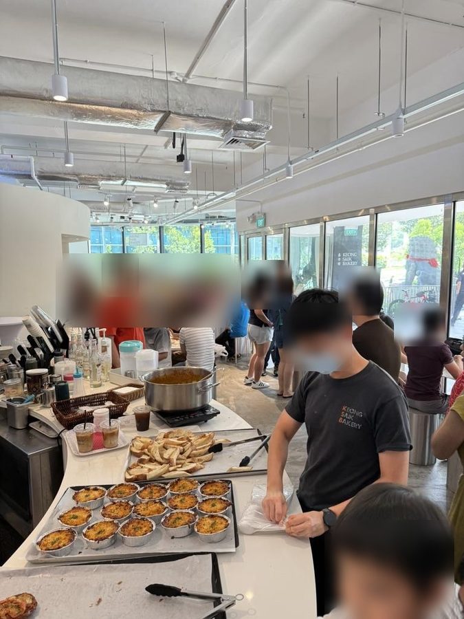 A buffet event at Bendemeer