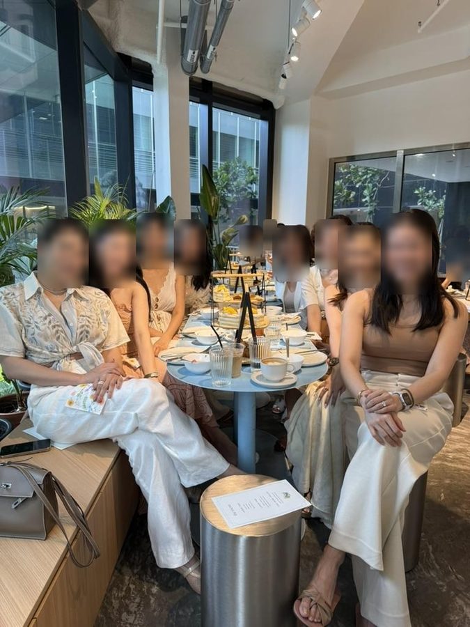 A high tea gathering