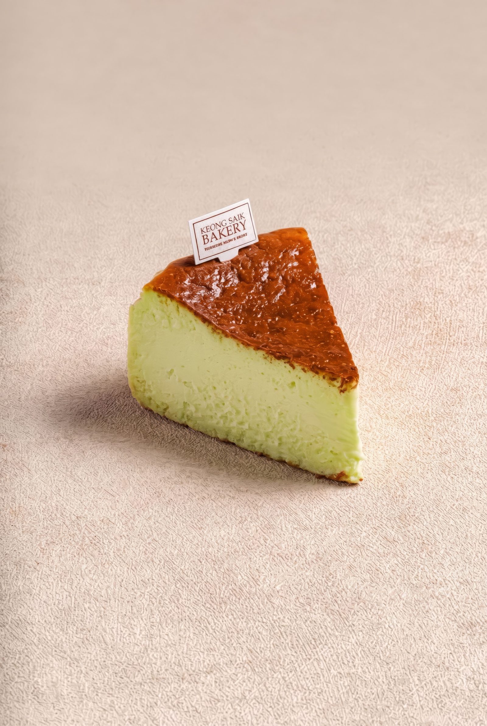 Pandan Burnt Cheesecake