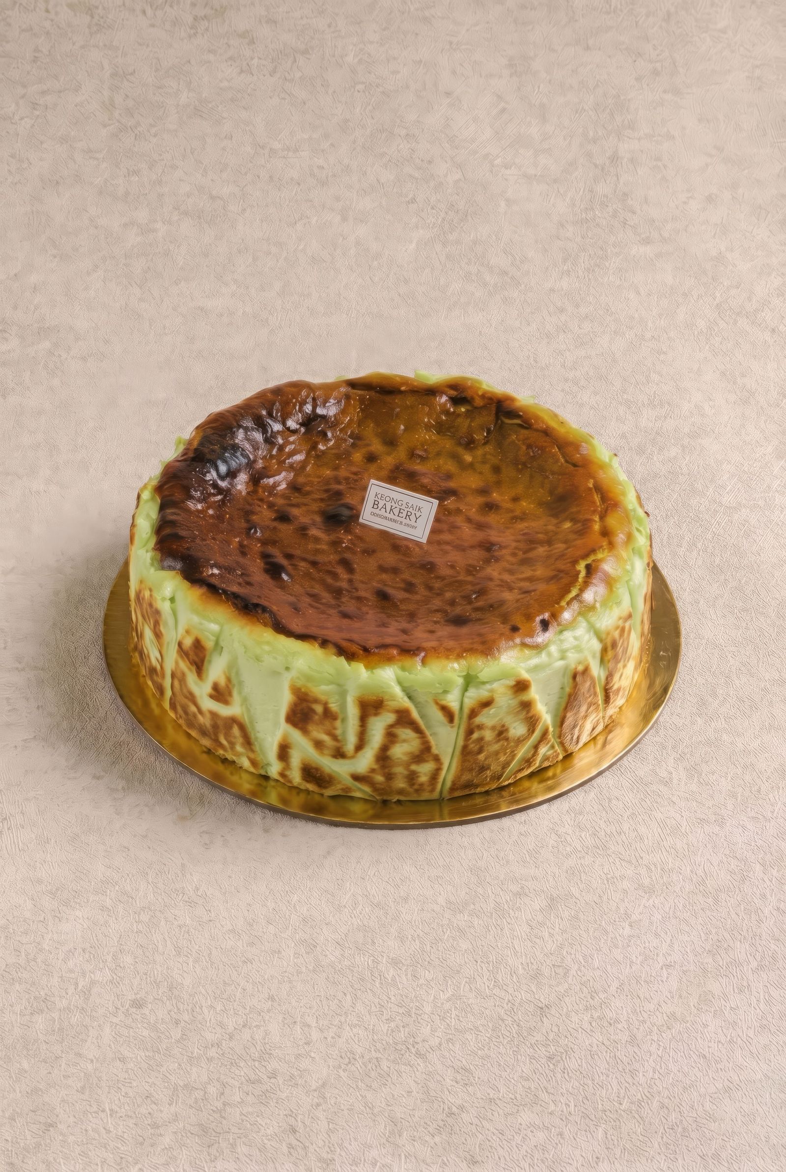 Pandan Burnt Cheesecake