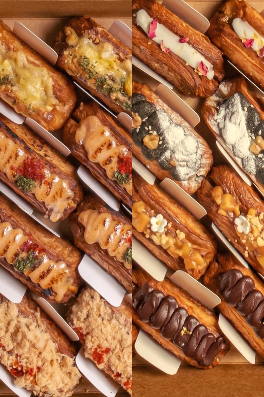 Sweet & Savoury Mini Clairssants - 20pc