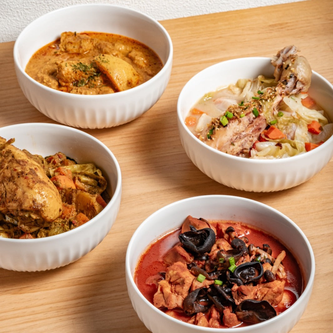 10 Premium Bento Boxes + 4 Sides