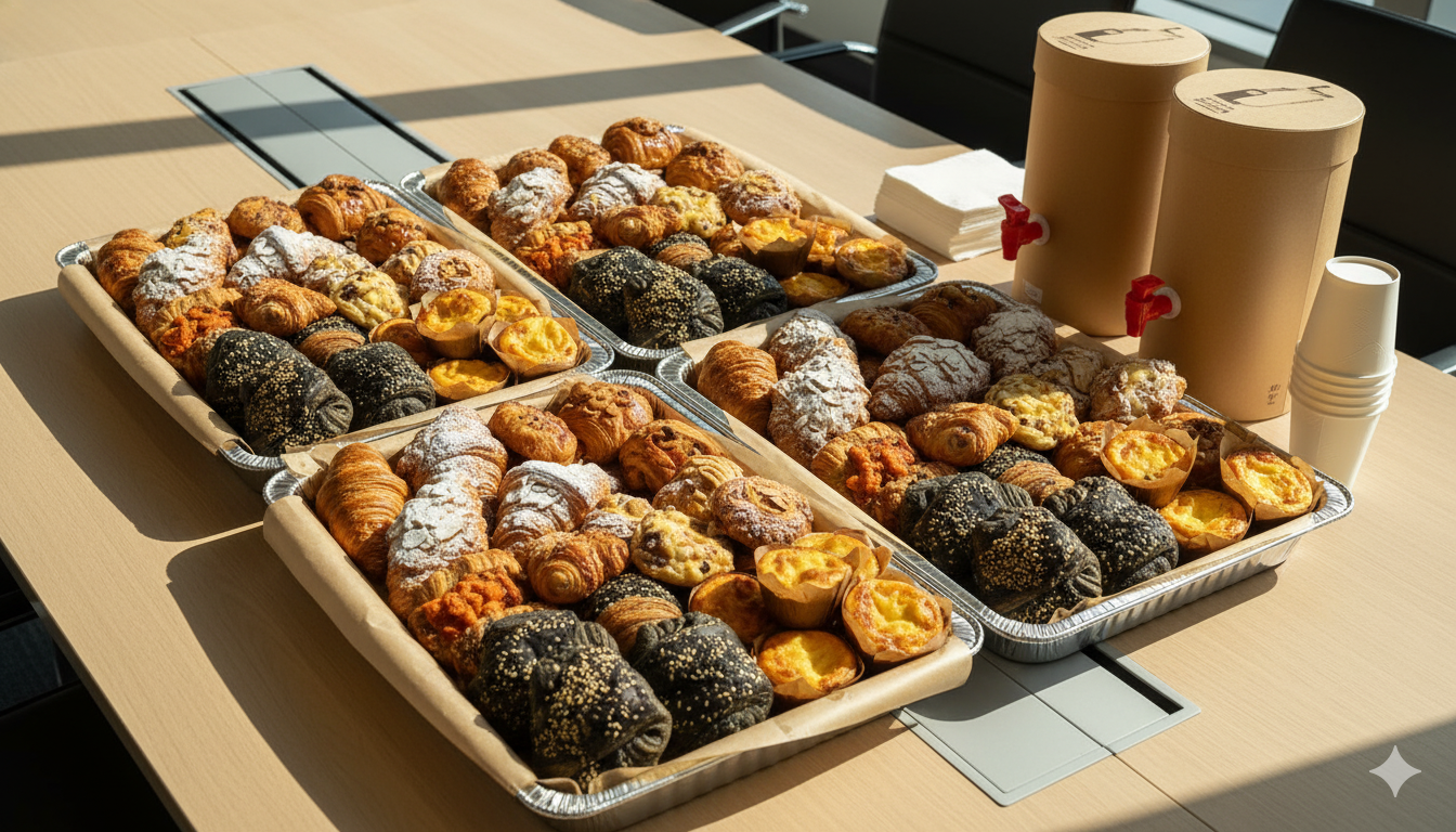 Corporate catering spread by Keong Saik Bakery