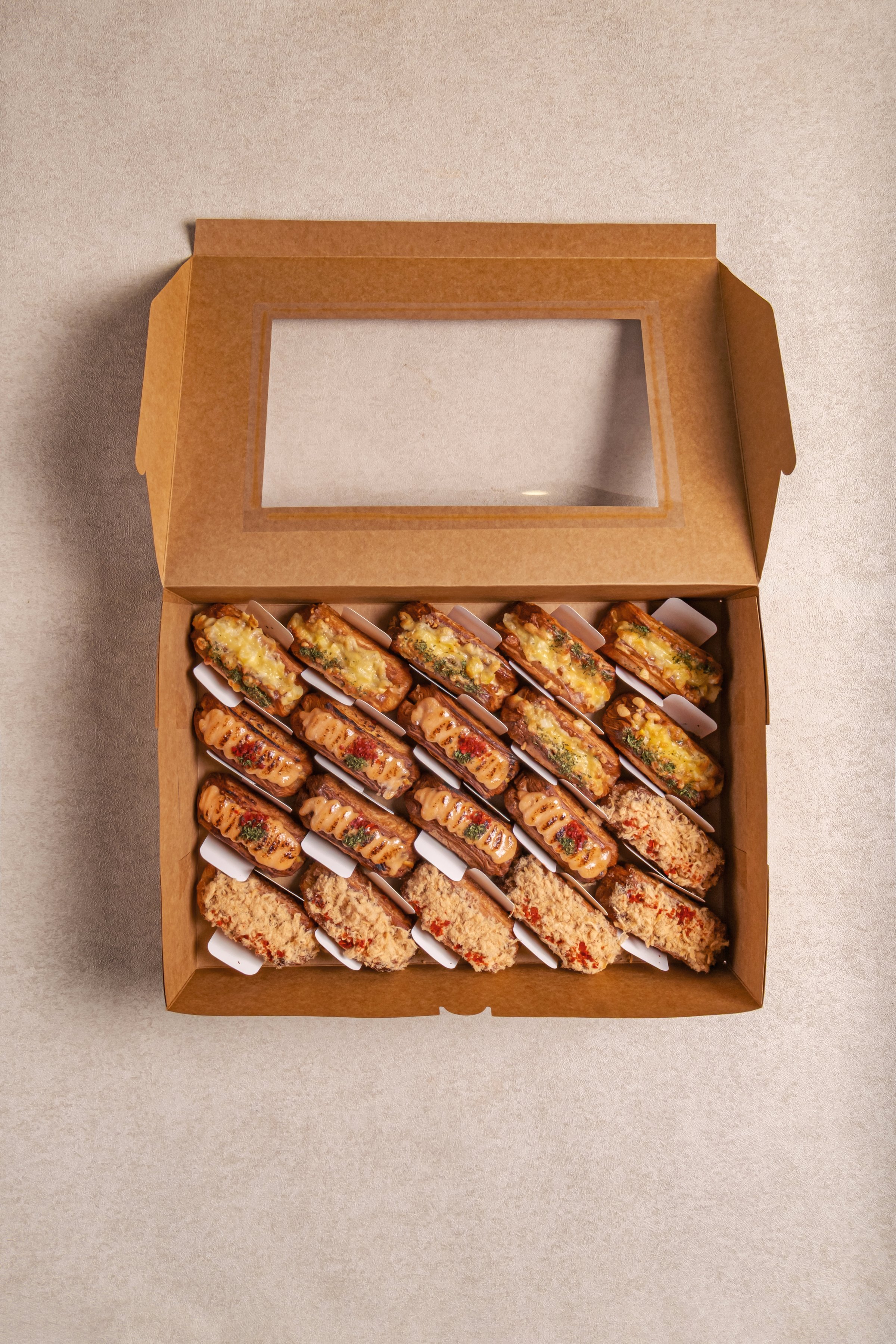 Mini Savoury Clairssants — 20 pcs