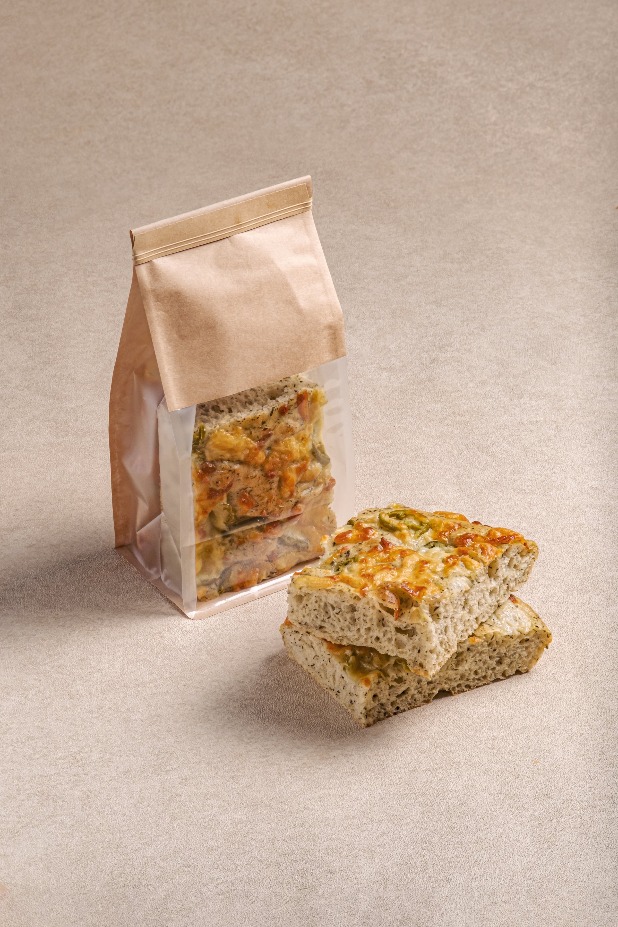 Jalapeño Focaccia with Cheddar (2pcs)