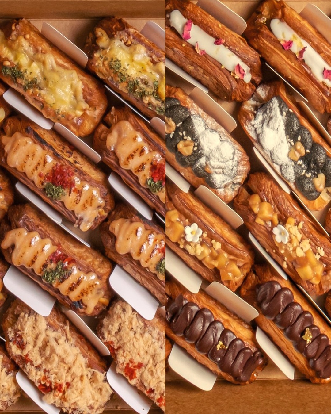 Sweet & Savoury Mini Clairssants - 20pc
