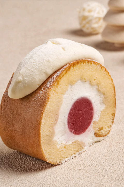 Strawberry Cheese Roll Cake