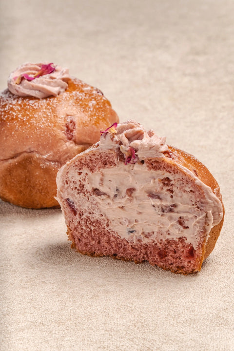 Strawberry & Cream Cheese Bun - Spring Creations